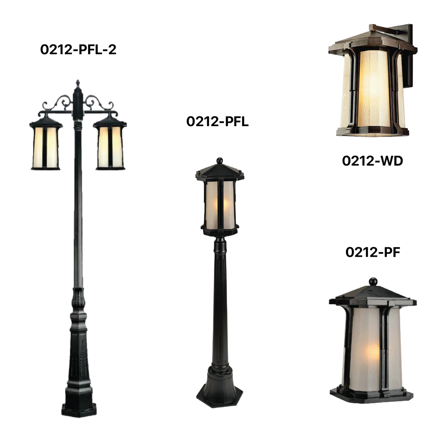 Ultralight LED Outdoor Light - Imperial Style E27 IP44 (0212-Family)