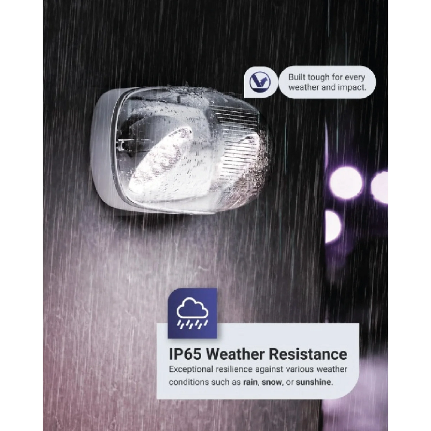 Ultralight Emergency LED Lighting 4W IP65 (JLEU5WP)