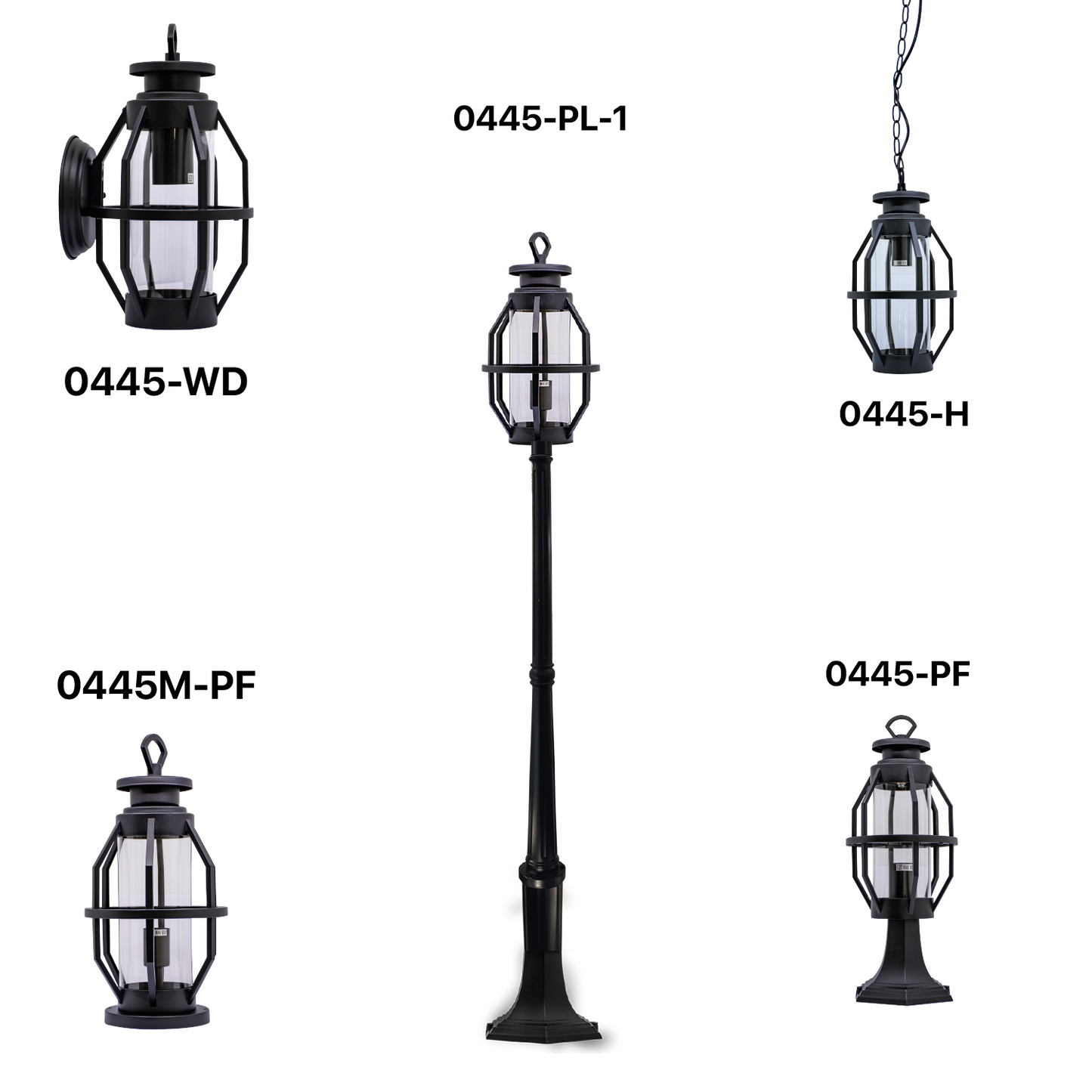 Ultralight Lantern Outdoor Lighting Design E27 (0445-Family)
