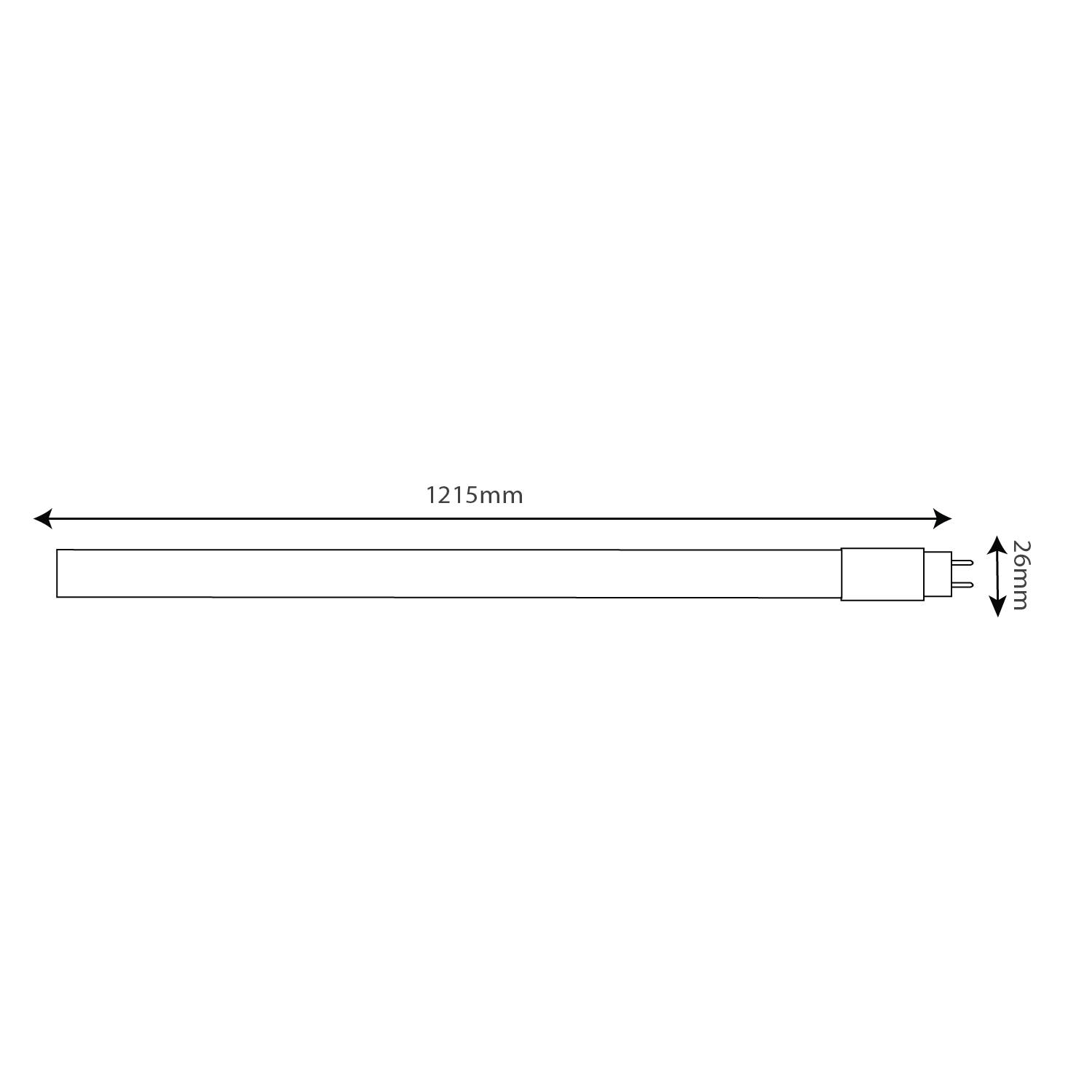 Ultralight LED Tube Bulb (WL-TL120)