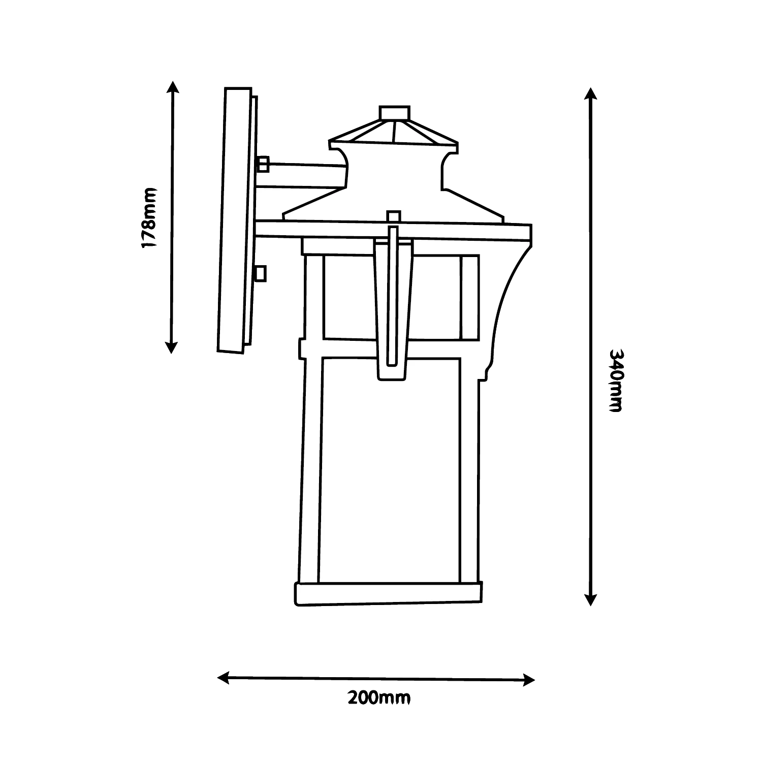 Ultralight LED Outdoor Light - Classic Design (TY-Family)