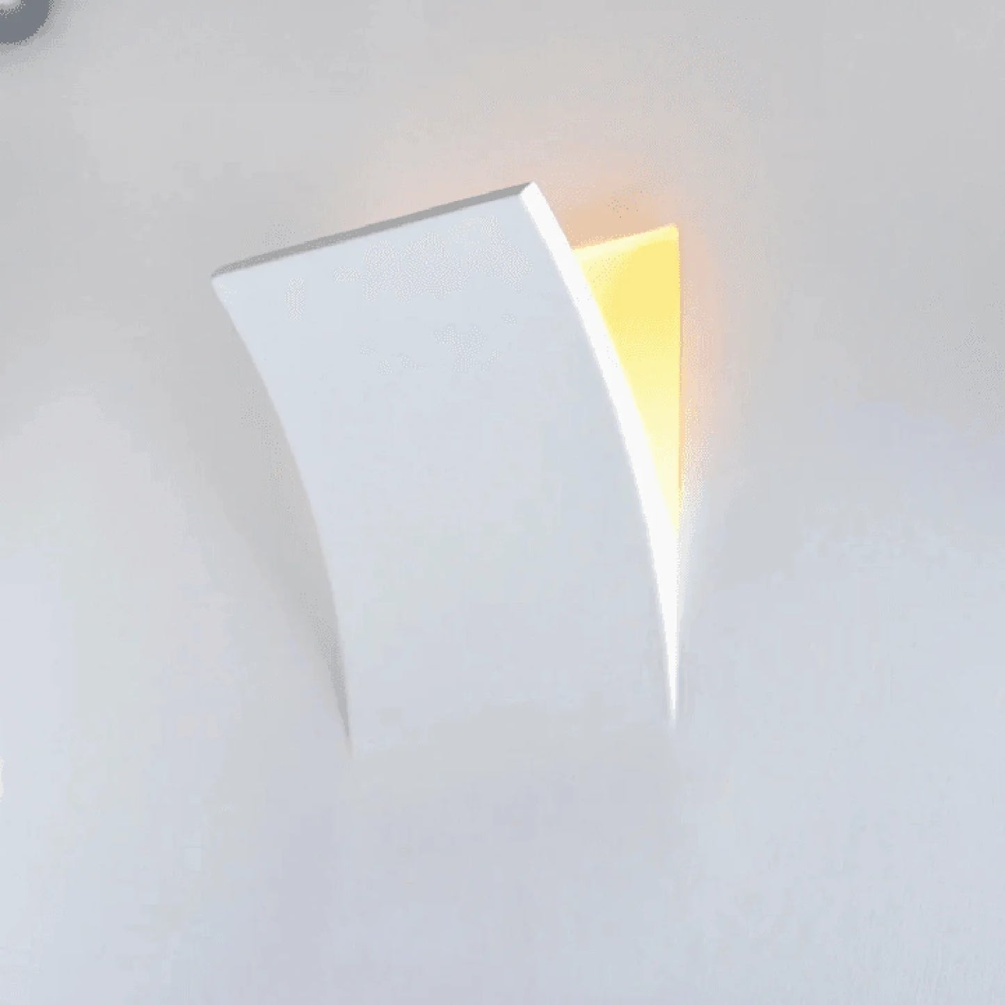 Ultralight Recessed Gypsum wall Light Frame E14 (MW-8401)