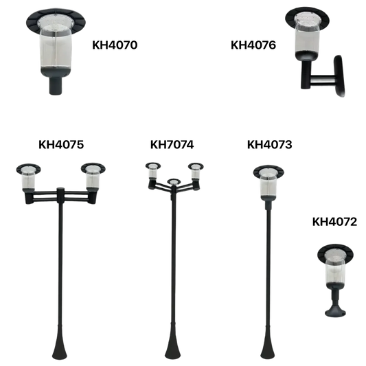 Outdoor LED fixtures

