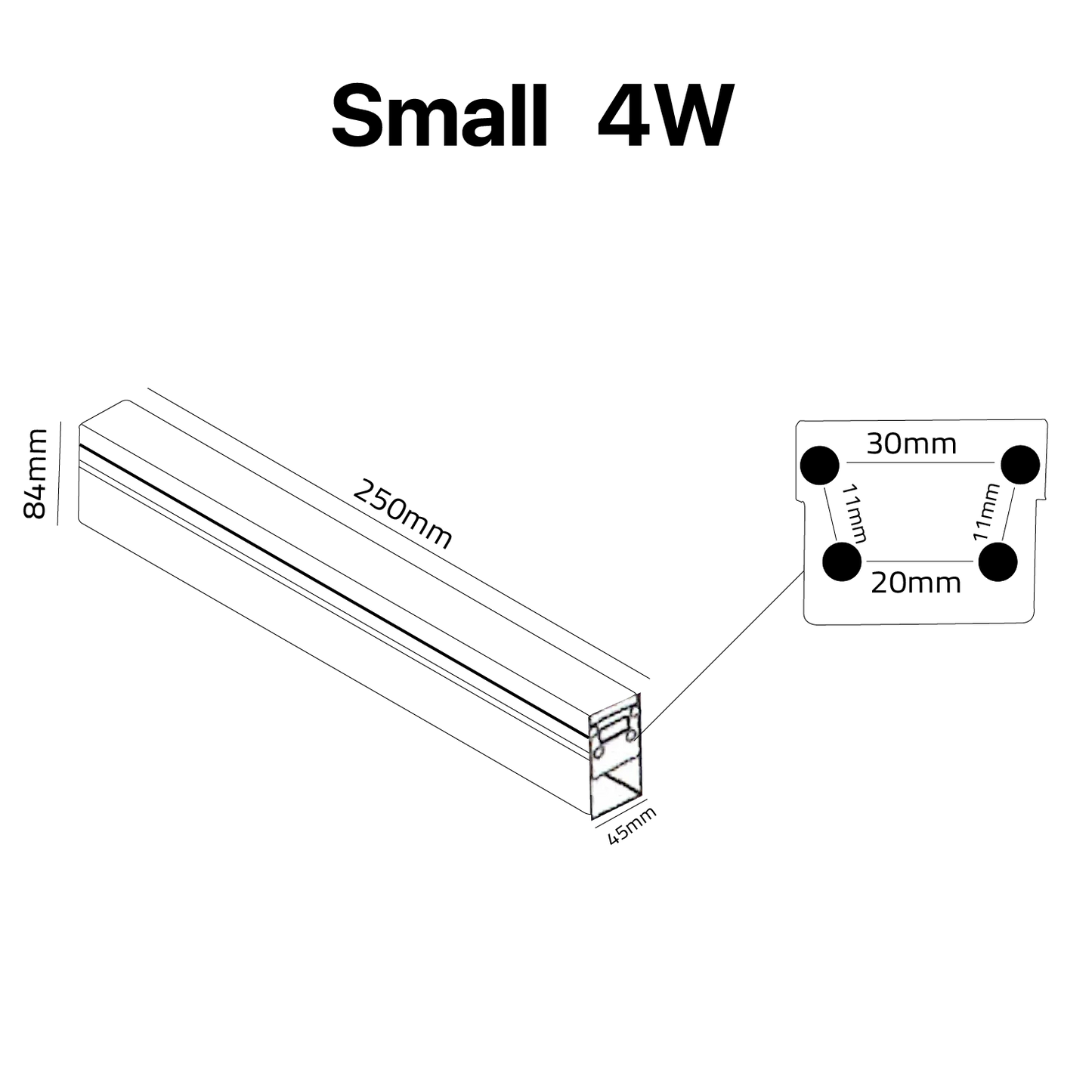 LINEAR UNDERGROUND LIGHT IP67 (XGN-2107) – Connectable - Edge-Free - Outdoor Inground Lighting