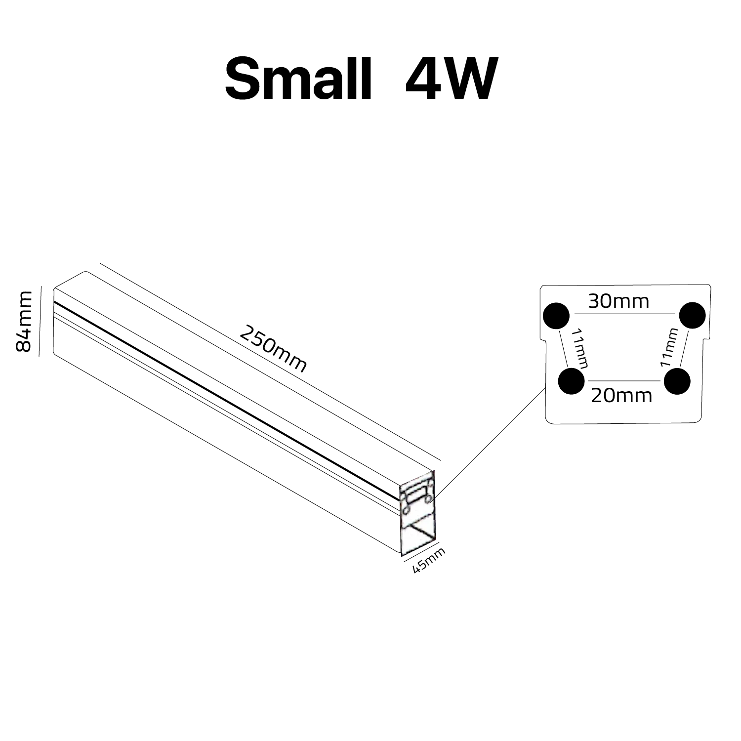 LINEAR UNDERGROUND LIGHT IP67 (XGN-2107) – Connectable - Edge-Free - Outdoor Inground Lighting