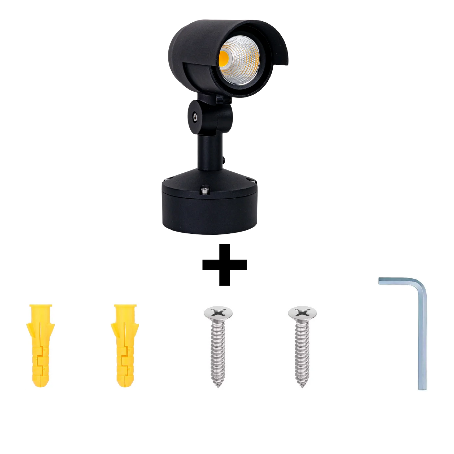 LED Spike Light 15W IP65 (BR423) – Flexible Outdoor Spike & Bollard Combo Light with Rotating Joint