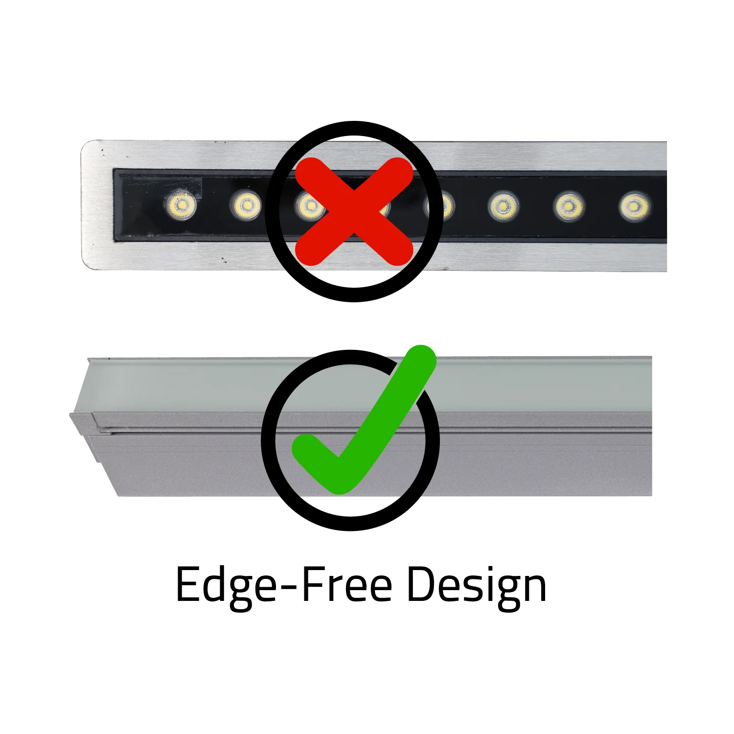 LINEAR UNDERGROUND LIGHT IP67 (XGN-2107) – Connectable - Edge-Free - Outdoor Inground Lighting