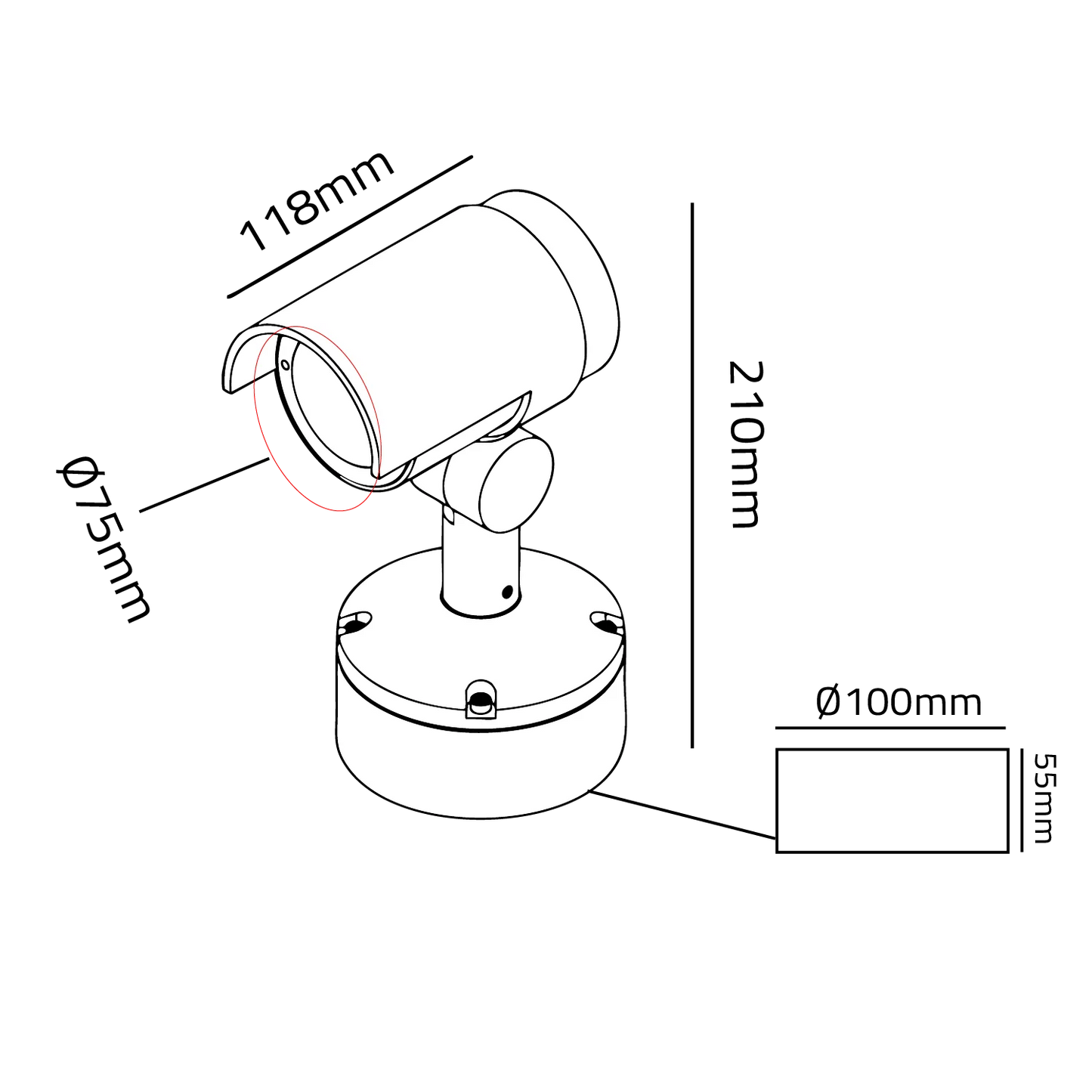 LED Spike Light 15W IP65 (BR423) – Flexible Outdoor Spike & Bollard Combo Light with Rotating Joint