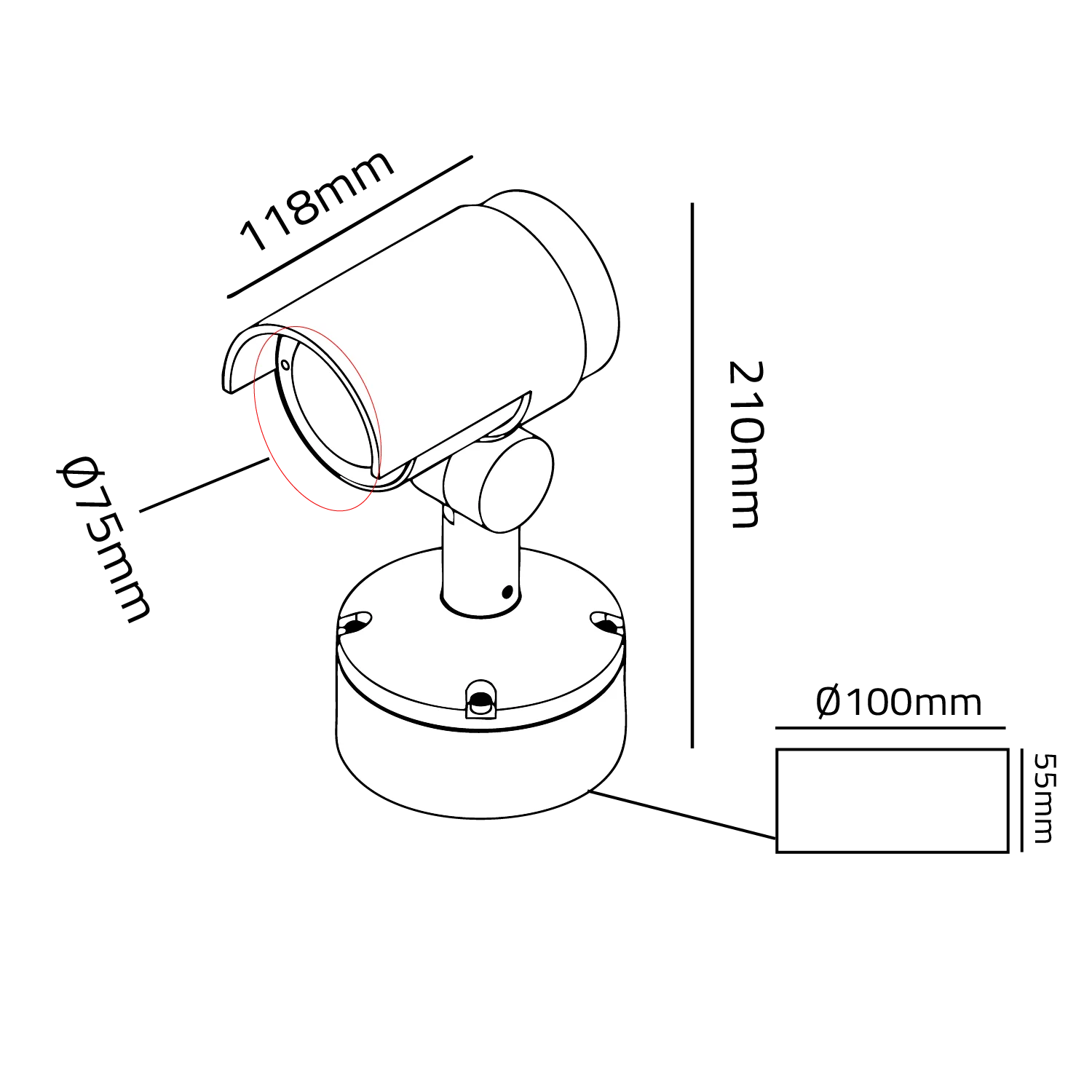 LED Spike Light 15W IP65 (BR234) – Flexible Outdoor Spike & Bollard Combo Light with Rotating Joint