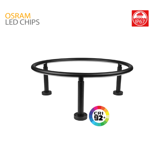 DECORATIVE OUTDOOR WALL LIGHT IP67 (BR2349) – High CRI >92 - OSRAM LED Chips