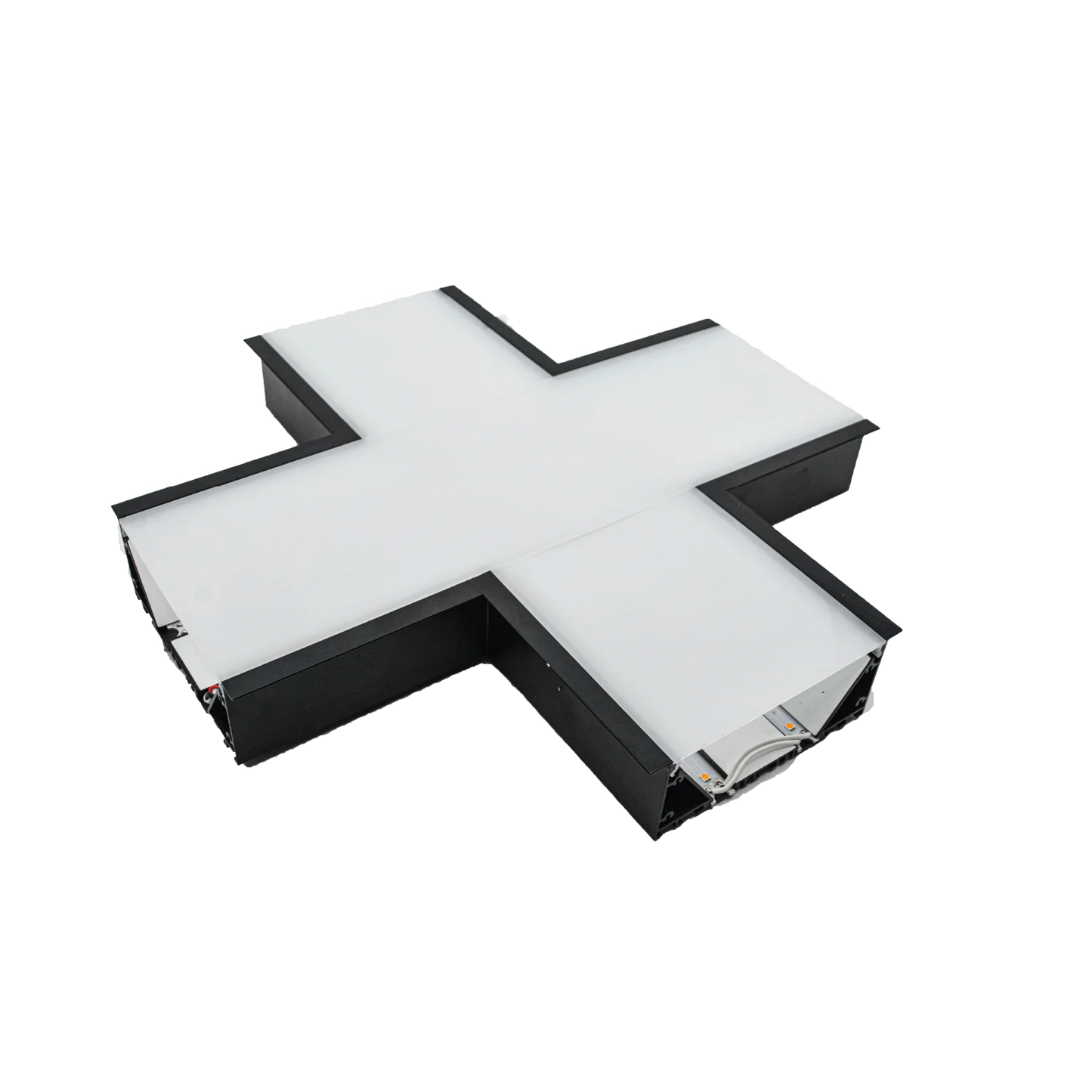 Ultralight Black Linear Light Recessed Connectable - Modern Design (BR6075B)