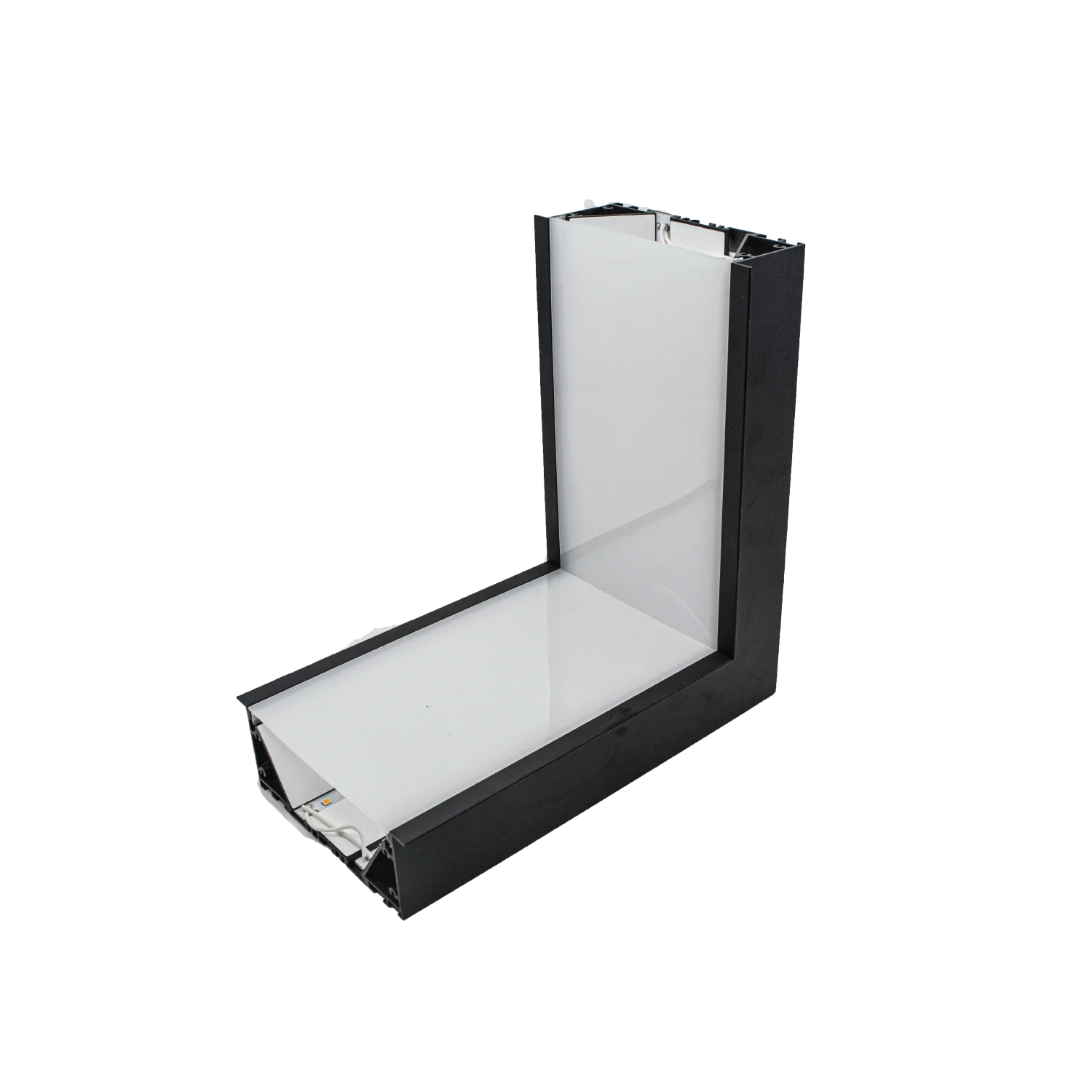 Ultralight Black Linear Light Recessed Connectable - Modern Design (BR6075B)