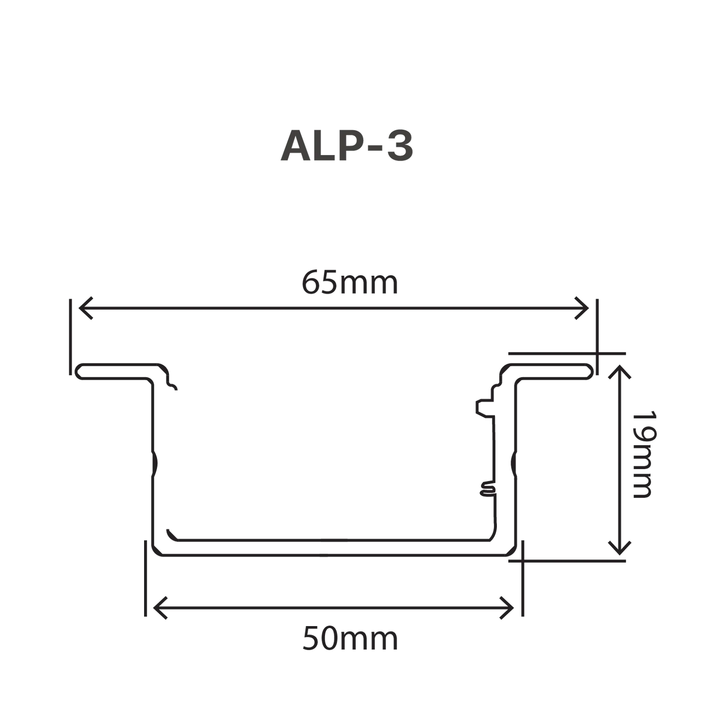 Ultralight Aluminum Profile 3M