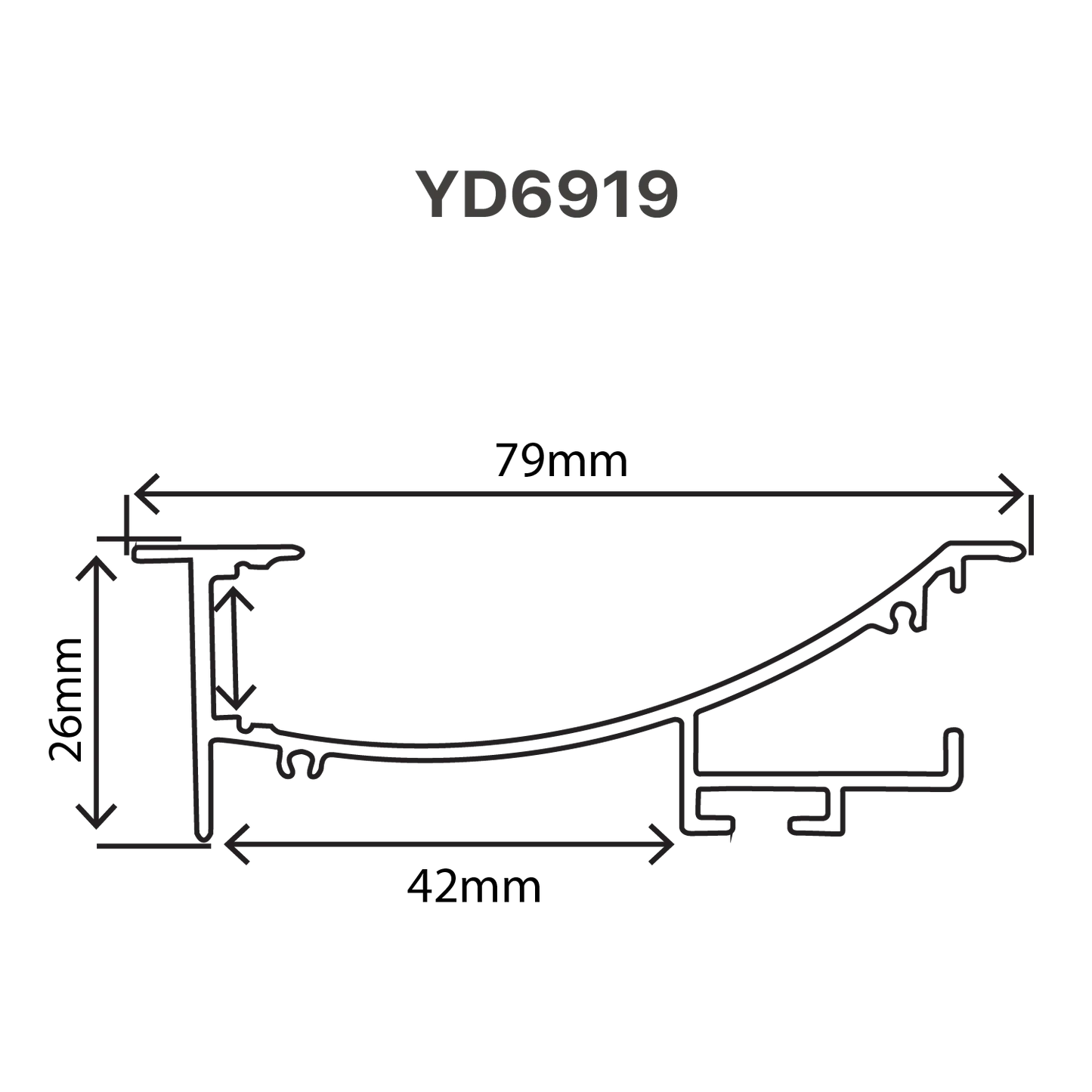 Ultralight Aluminum Profile (YD-Type)