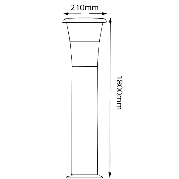  outdoor lighting sizes