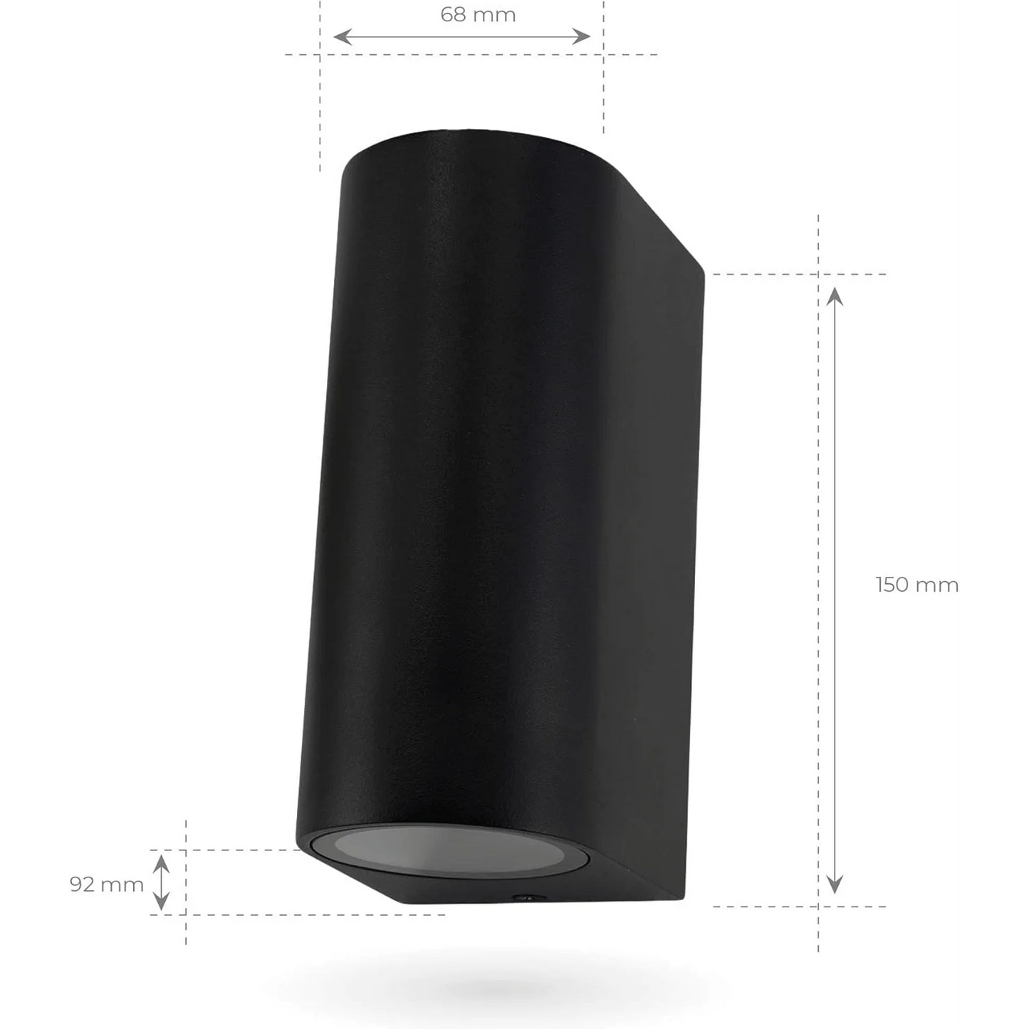 Ultralight Wall Modern Frame GU10 - LED Up & Down Outdoor Wall Lighting (BD1002)