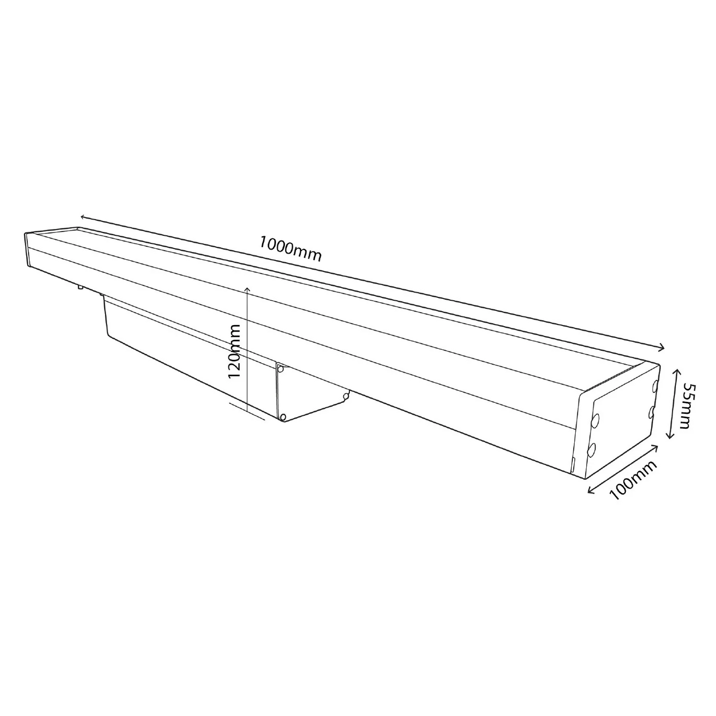 Ultra Light LED Wall Washer (YL6726) – 150W Outdoor Light & IP65 Waterproof Rating