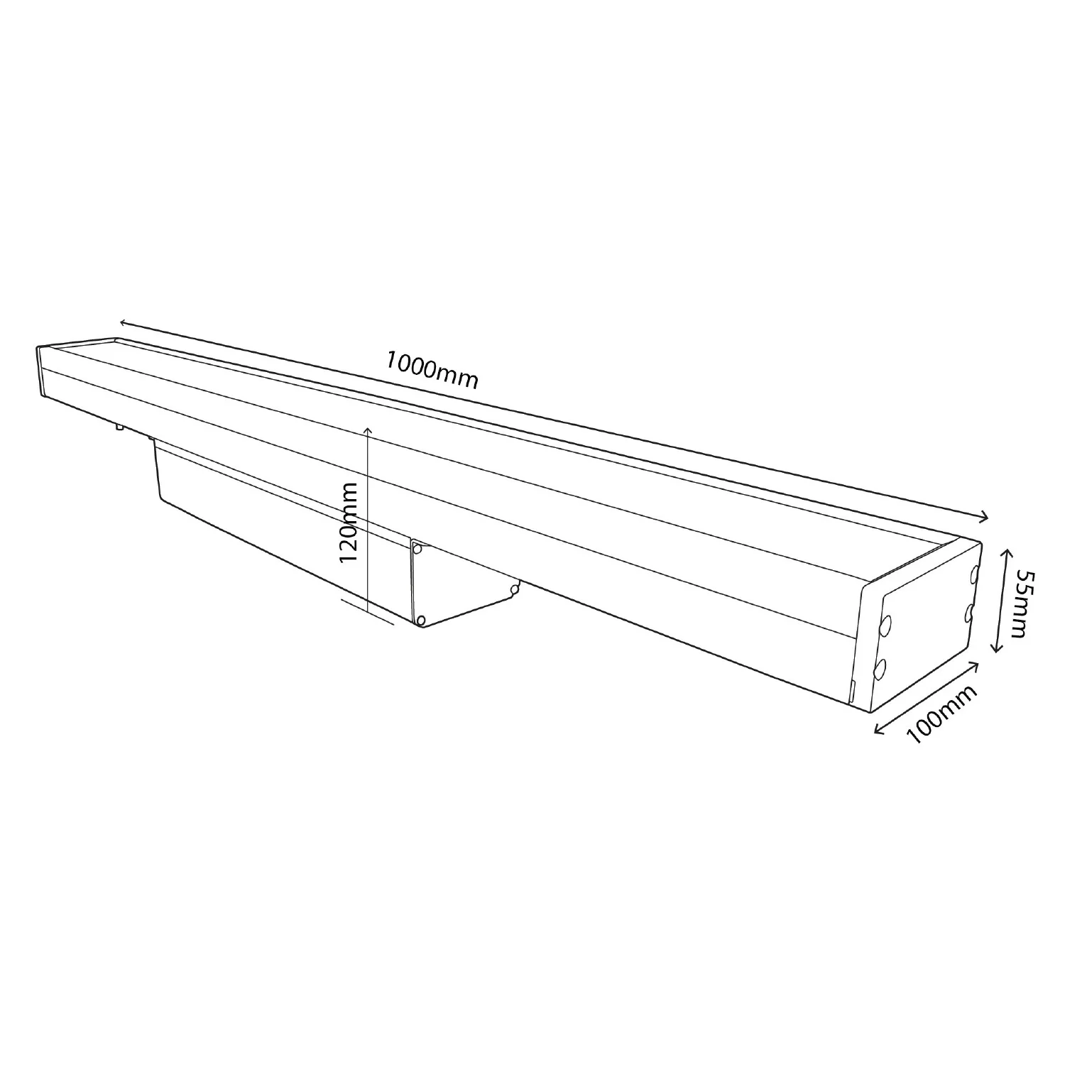 Ultra Light LED Wall Washer (YL6726) – 150W Outdoor Light & IP65 Waterproof Rating