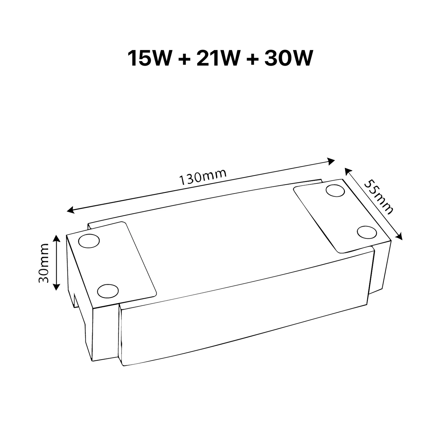 Ultra Light LED Power Supply - 0-10V Dimmable Driver - 3 Years Warranty (UTL-PP1)