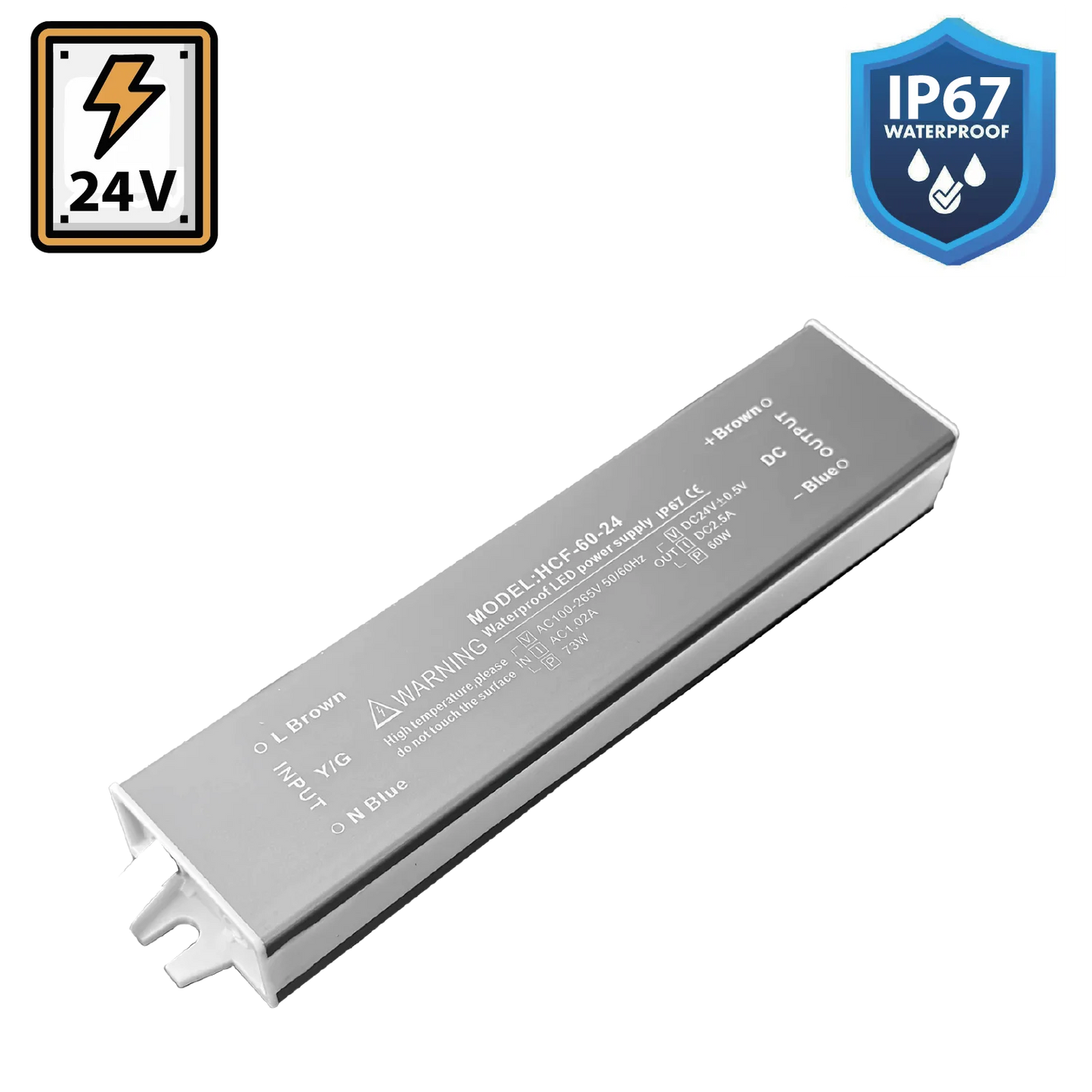 Ultralight Water Proof Power Supply (HCF-60-24)
