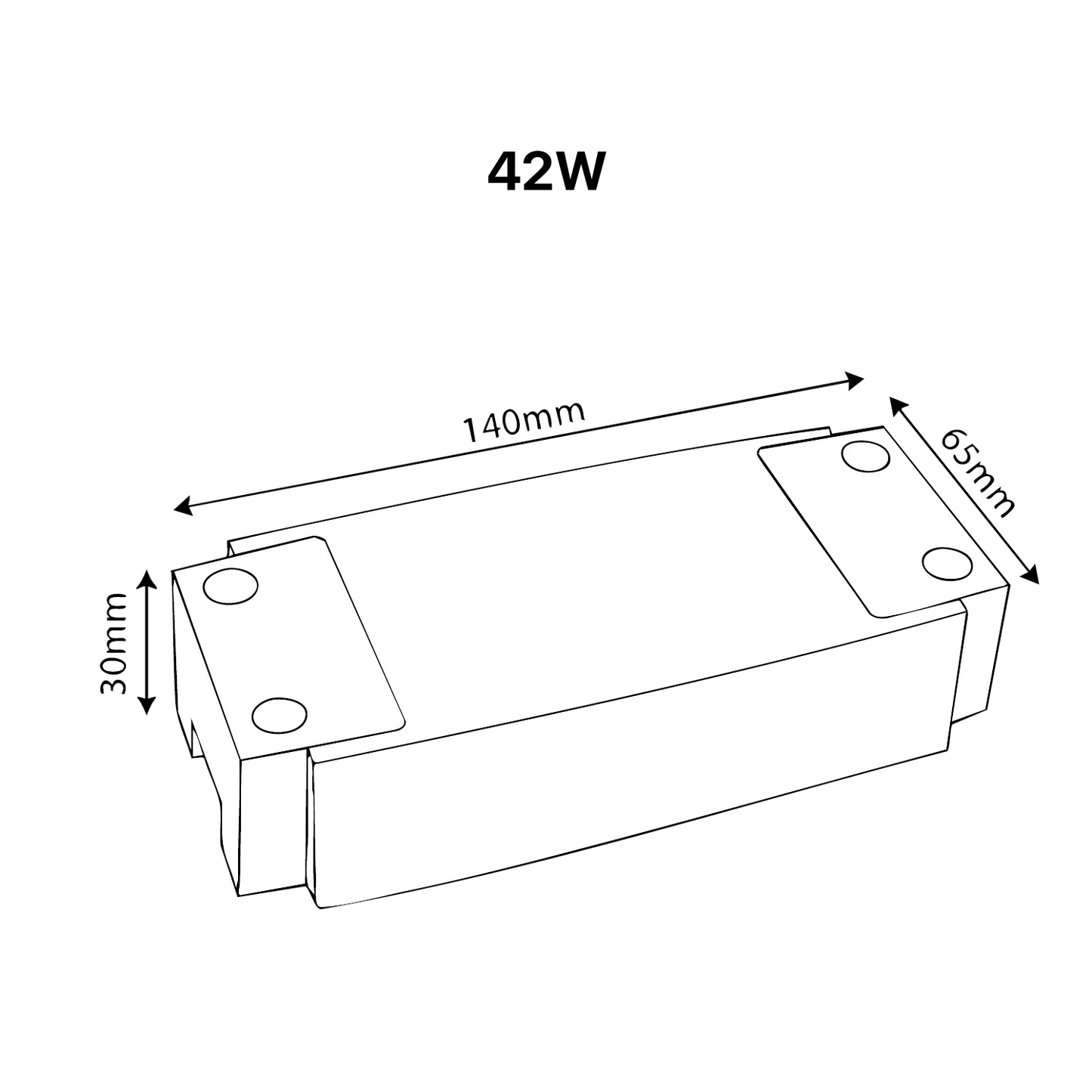 Ultra Light LED Power Supply - 0-10V Dimmable Driver - 3 Years Warranty (UTL-PP1)
