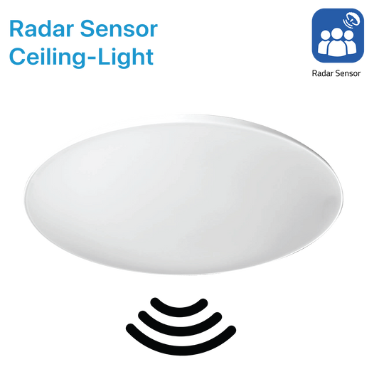 Radar Sensor Ceiling Light 18W – Motion Detection, Weatherproof (GD-BL6)