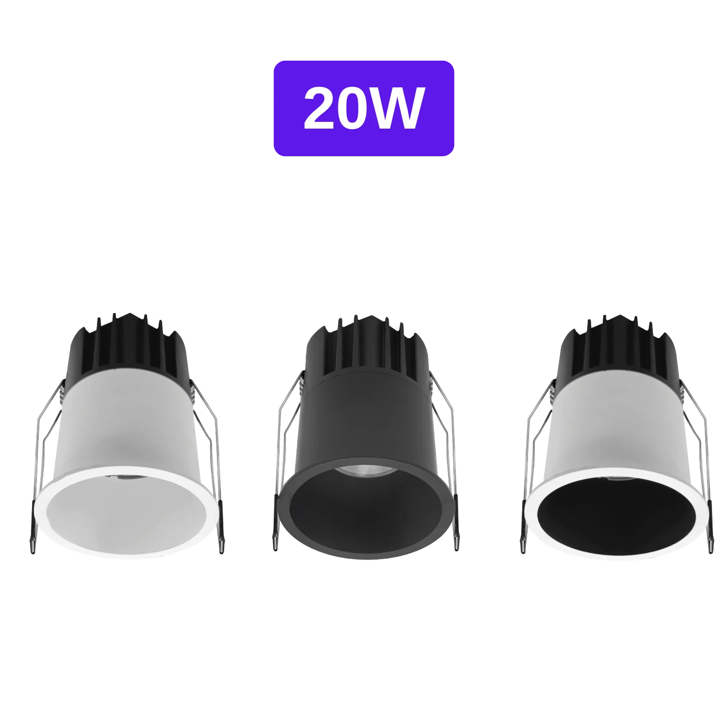 Ultralight Anti-Glare Deep Downlight - COB LED - CRI 95+ (BR4103)