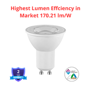Ultralight LED Bulb 4.7W GU10 - Most Efficient Lighting 170 lm/W (UTL-M800ST-170)