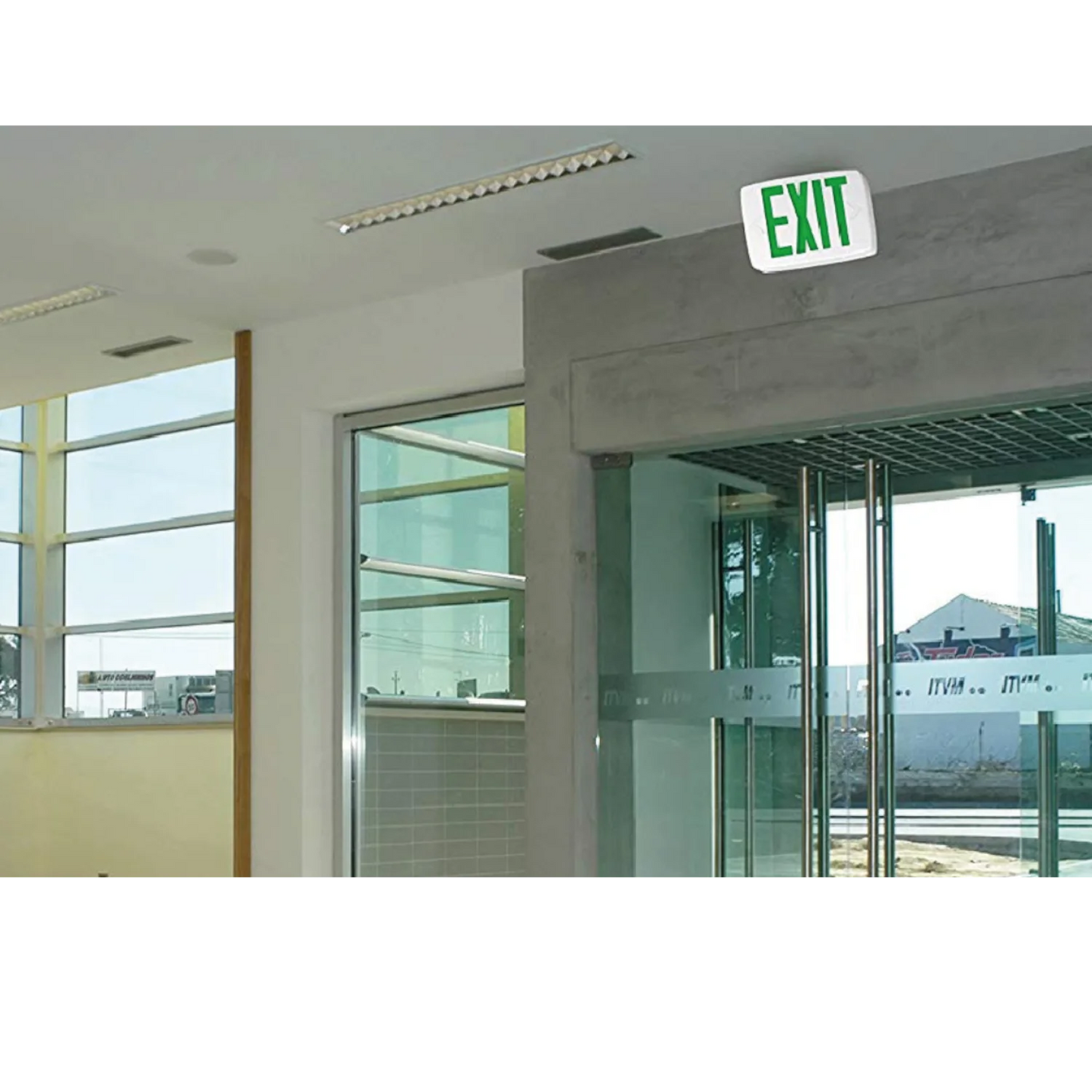 Ultra Light LED Emergency Exit Light – 2W Green Safety Sign & 3‑Year Warranty (CR‑7024AR)