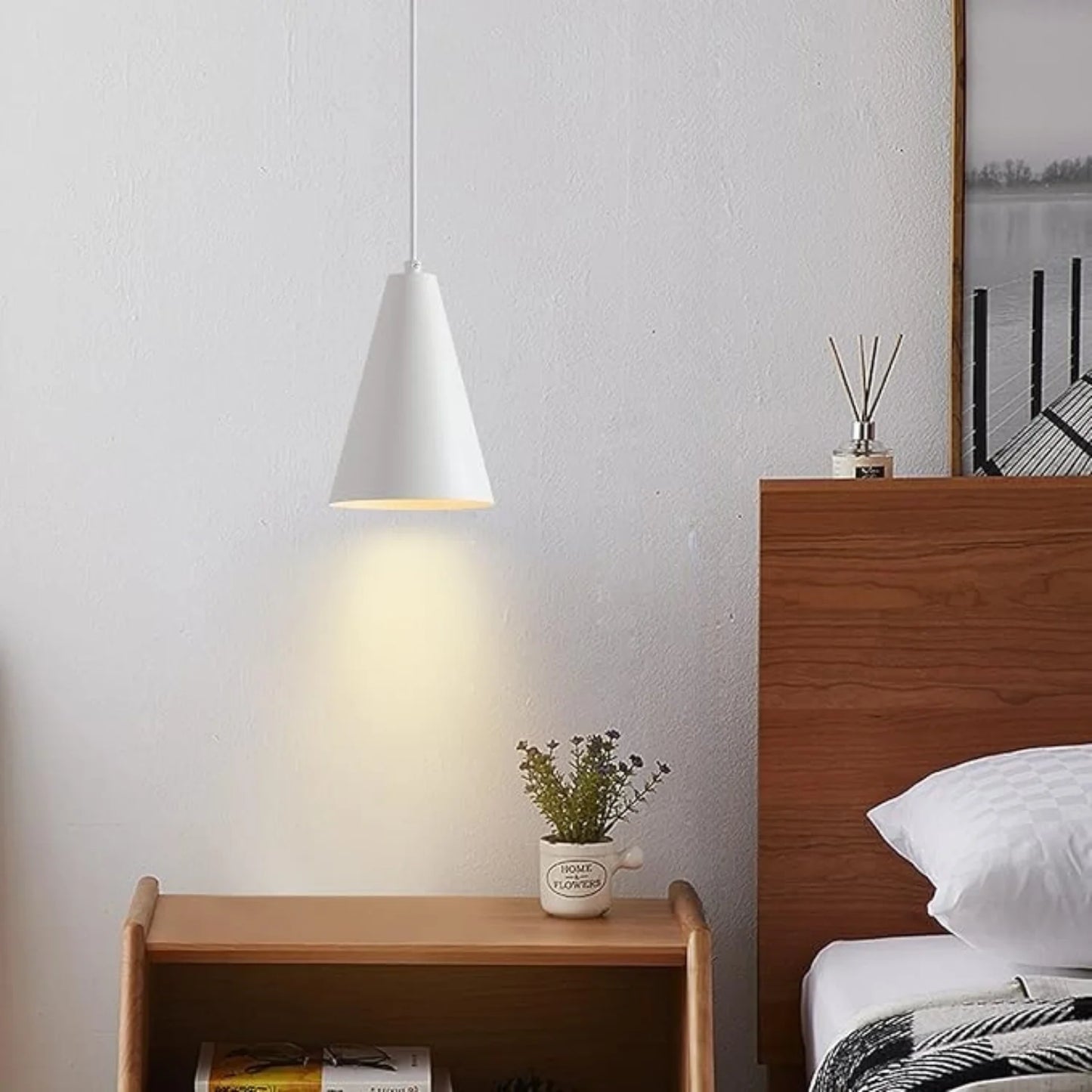 Ultralight Indoor Cone Pendant Light (BR6021)