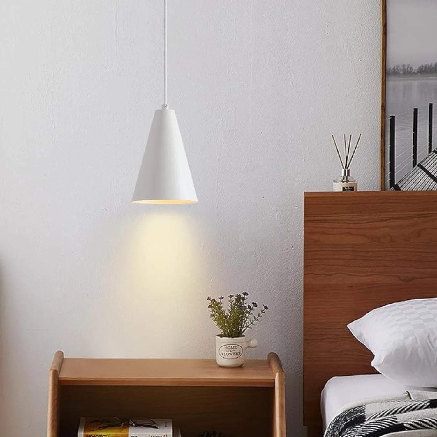 Ultralight Indoor Cone Pendant Light (BR6021)