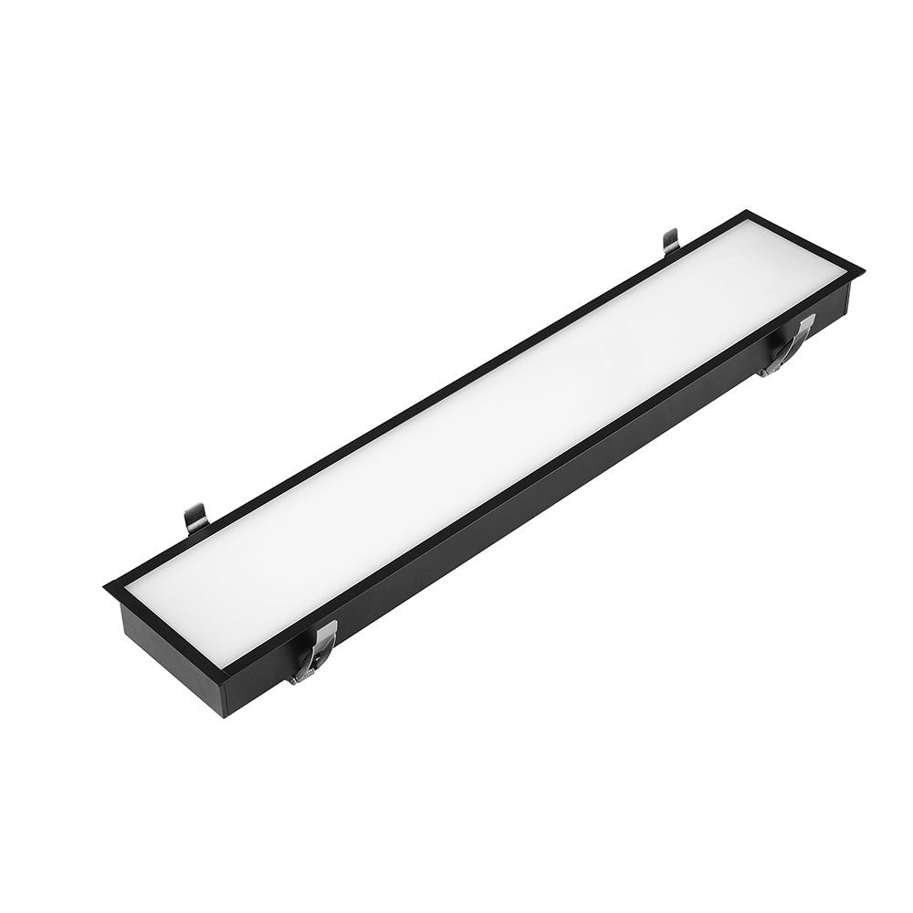 Ultralight Black Linear Light Recessed Connectable - Modern Design (BR6075B)